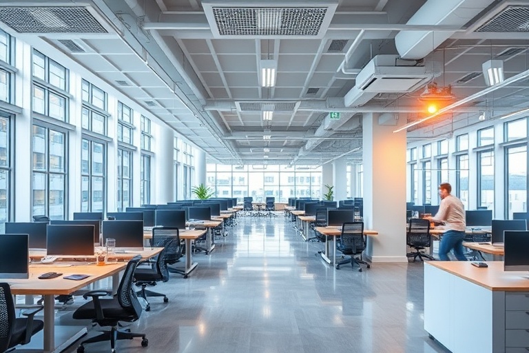 Office Buildings - Smart lighting systems for improved productivity