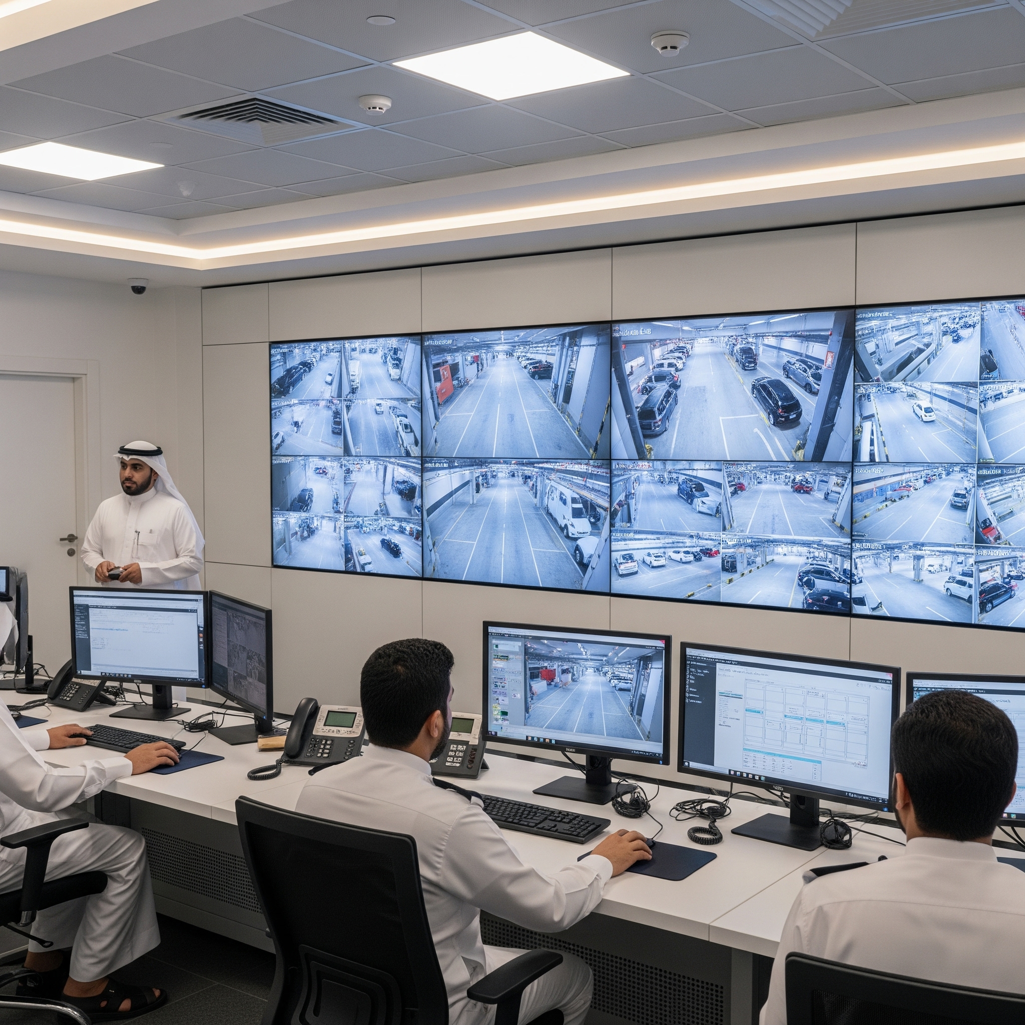 AI Unmanned System Control Room